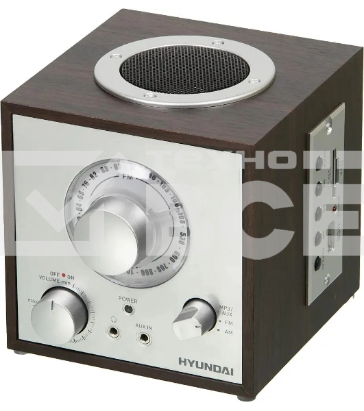 Радиоприемник настольный Hyundai H-SRS200 вишня USB SD/MMC