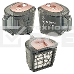 Пылесос Delta DL-0853 бежево-розовый, 400/2400 Вт, уборка сухая, пылесборник контейнер, 4 л, фото5