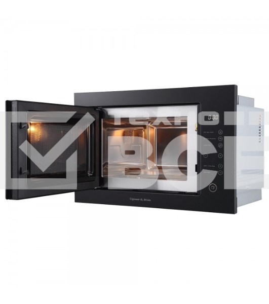 Микроволновая печь встраиваемая Zigmund & Shtain BMO 15.252 B чёрный, 25 л, 900 Вт, переключатели - сенсор