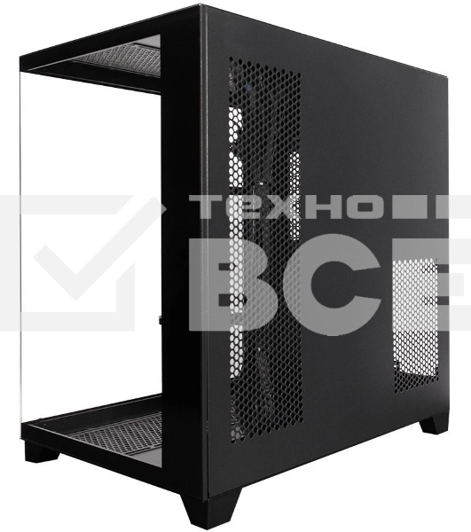 Компьютерный корпус 1STPLAYER MEGAVIEW MV8-TP Black / ATX / MV8-TP-BK