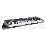 Клавиатура MIDI [231522] Arturia [KeyLab Essential 49 mk3 Black] 49 клавиш, LCD дисплей, 9 энкодеров, 8 пэдов, 9 фейдеров, 12 кнопок управления, колеса высоты тона и модуляции, 1/4
