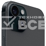 Смартфон Apple iPhone 15 A3090 6/128Gb черный, фото2