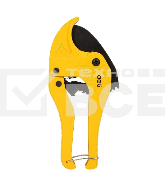 Труборез Deli DL350042 42мм Диапазон реза 42 мм. Тефлоновое покрытие. Лезвие из нержавеющей стали. Корпус алюминиевый сплав.