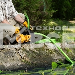 Садовый поверхностный насос Denzel GPL600, 600 Вт, 3000 л/ч, подъем 35 м, пластик, фото2