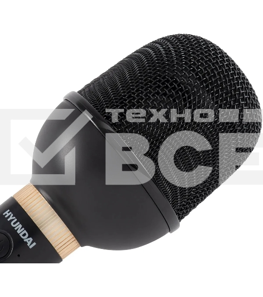 Микрофон беспроводной Hyundai H-MIC101 черный