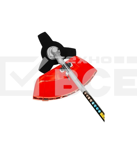 Триммер бензиновый MTX MT-43, 43 см3, неразъемная штанга, состоит из 2 частей