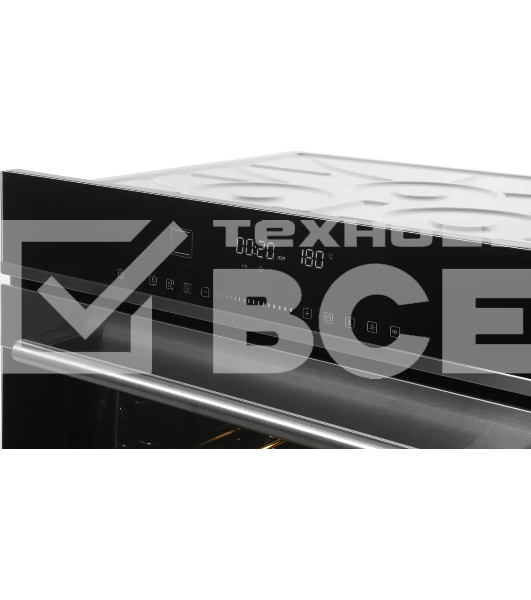 Духовой шкаф электрический Hyundai HEO 6773 IX черный/нержавеющая сталь