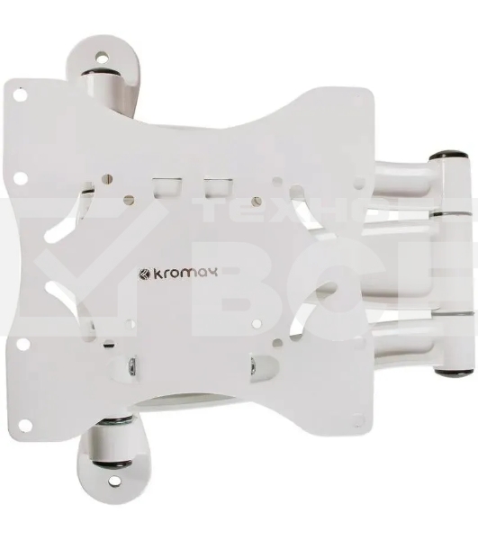 Кронштейн для телевизора Kromax TECHNO-5 белый, 15'-55' макс. 35 кг, настенный, поворот и наклон
