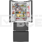 Холодильник Maunfeld MFF180NFSBE01 серый трехкамерный 224/113л морозилка снизу, No Frost, фото17