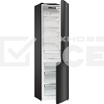 Холодильник Gorenje NRK6202EBXL4 черный матовый двухкамерный 235/96л морозилка снизу, No Frost, фото11