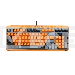 Клавиатура Rapoo ESK750-98 проводная, USB Type-A, серый/оранжевый, фото 1