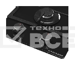 Варочная поверхность Kuppersberg FG 30 B, газ, High-Tech, 30 см, автоматический электроподжиг, газ-контроль, SABAF конфорки, чугунные решетки, цвет черное стекло, цвет фурнитуры черный, фото3