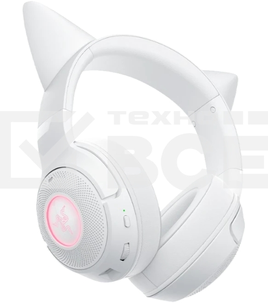 Гарнитура Razer Kraken Kitty V2 BT белый, беспроводная, Bluetooth, подсветка Razer Chroma RGB