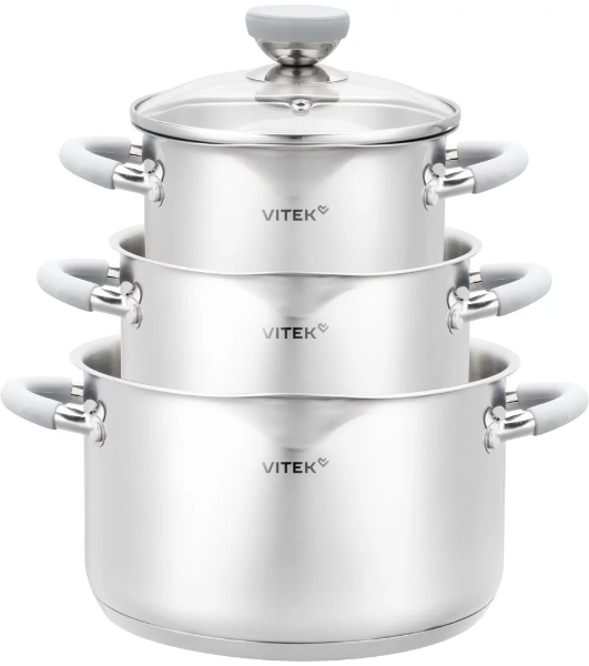 Набор кастрюль Vitek Вкус жизни VT-SS1226 6 предметов