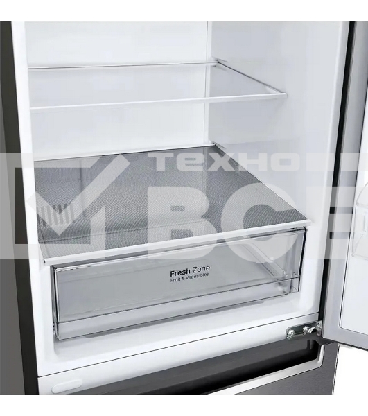Холодильник LG GC-B509SLCL графит двухкамерный 292/127л морозилка снизу, No Frost