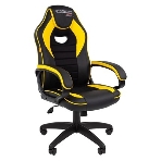 Кресло игровое Chairman game 16 Россия экопремиум черный/желтый (7028514), фото 1