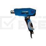 Фен технический (строительный), ЗУБР Профессионал ФТ-П1800, керам. изолятор, электр. регул. темп-ры, 2 режима: 80-550град, 350/550 л/мин, 1800Вт, фото8