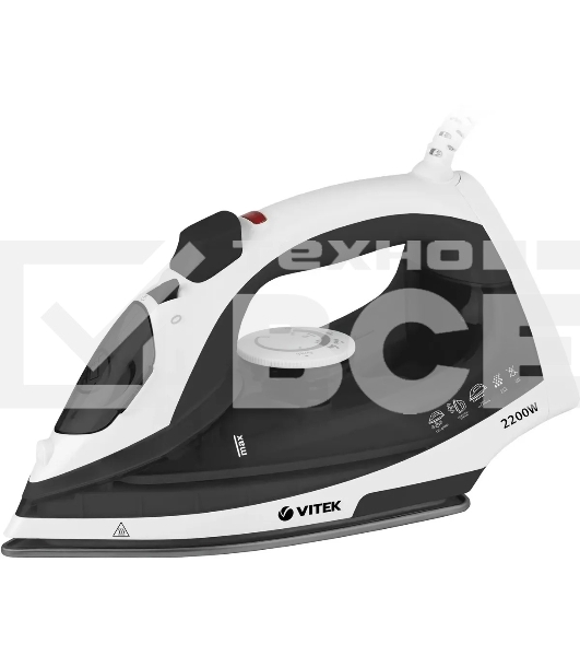 Утюг Vitek Metropolis VT-8338 серый/белый