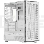 Компьютерный корпус  PCCooler ME200 MESH WH, Mesh Full Tower, белый, TG, SPCC, 3x120mm ARGB E-ATX, ATX, mATX, mITX 180/380/220mm 4x2.5