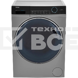 Стиральная машина Haier HWD80-BP14979S серебристый, загрузка фронтальная 8 кг, 5 кг - сушка, 1400 об/мин, класс: B