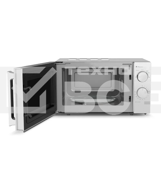 Микроволновая печь BQ MWO-20013SM серебряный, 20 л, 800 Вт, переключатели - поворотный механизм