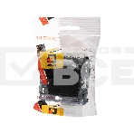 Кнопка одноклавишная DKC Avanti 4412153 в стену, черный матовый, фото2