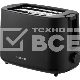 Тостер Starwind ST3106 750 Вт, черный