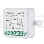 Модуль реле HOMMYN zigbee 2 канала (без нейтрали) RLZBNN02, фото 1