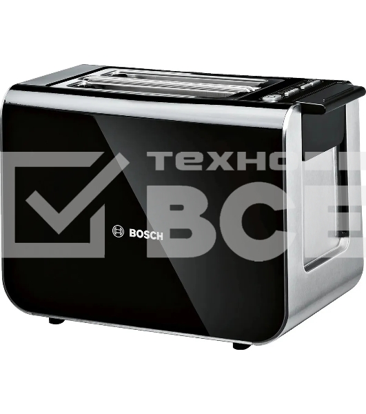 Тостер Bosch TAT8613N 860Вт черный