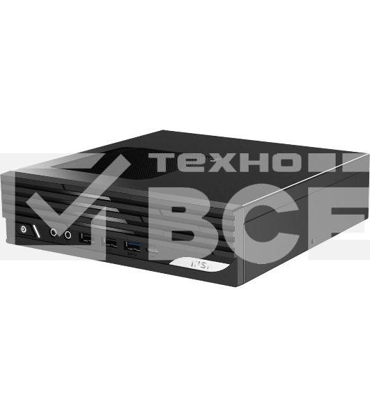 Мини ПК MSI Pro DP21 14M-1087XRU i3 14100 (3.5) 16Gb SSD 512Gb UHDG 730 без ОС GbitEth WiFi BT 120W черный (9S6-B0A431-1087)