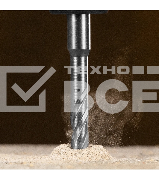 Бур по бетону Denzel цельная крестовая пластина, 8x115 мм, SDS PLUS