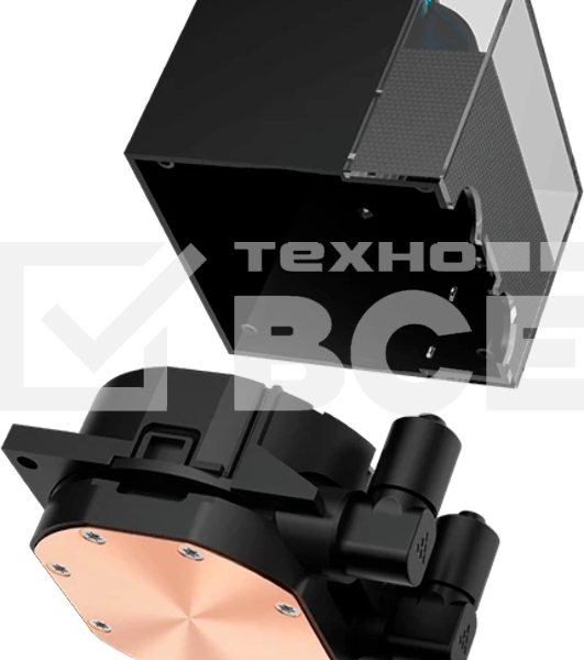 Система охлаждения Water Cooling System PCCooler DS360 Display BK (310W, 360мм, LED, Black, ARGb Pump/Fans: 3x120мм, 90.56CFM, 39.8dBA, 2500RPM/Pump height 65мм, 15dBA, 2600RPM, Rad thickness 27мм/S: 1851, 1700, 1200, 115X, AM5, AM4)