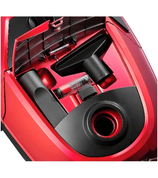 Пылесос Beko BKS 1226 красный/черный, 345/2600 Вт, уборка сухая, пылесборник мешок 3 л