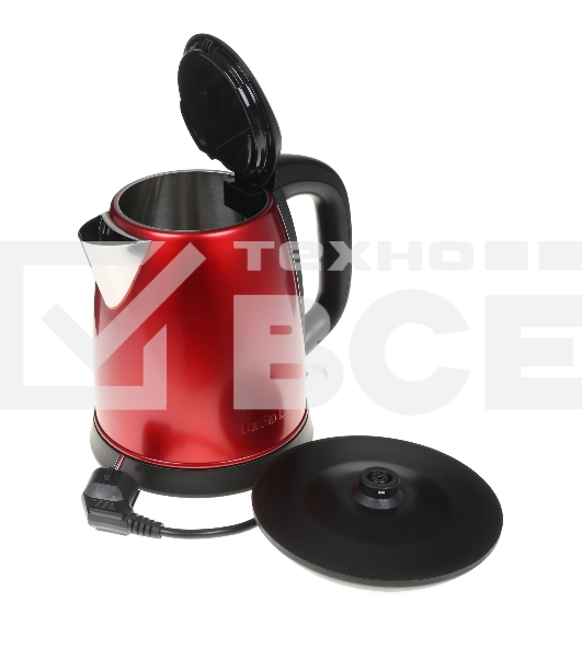 Чайник электрический Tefal KI270530 1.7л. 2400Вт красный (корпус: металл)
