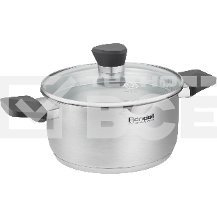 Кастрюля Rondell Strike Grey Ultra RDS-1948 2.8 л. d=20 см (с крышкой) сталь