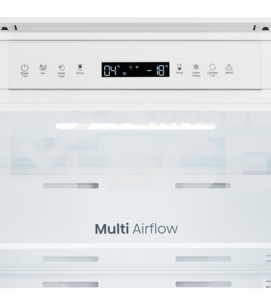 Встраиваемый холодильник Kuppersberg RBN 1764, High-Tech, полезный объем 243 л, No Frost, супер заморозка, инверторный компрессор, электронное управление, энергоэффективность А+