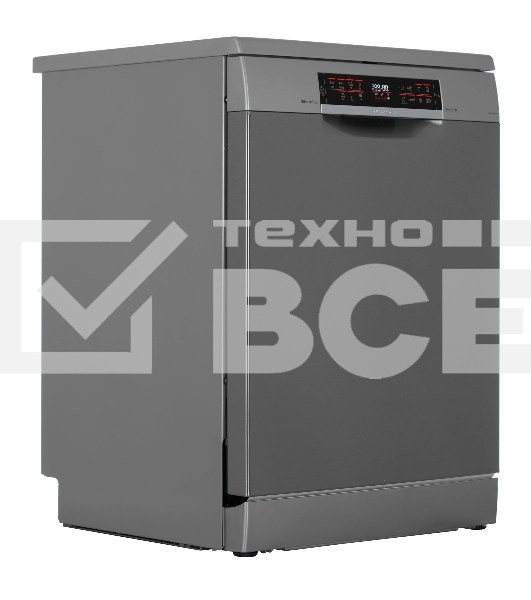 Посудомоечная машина Bosch SMS6EMI65Q, нержавеющая сталь, 60 см, 13 компл., 46 дБ, класс A