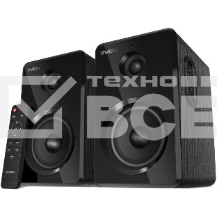 Акустическая система SVEN 2.0 SVEN SPS-725 черный (50 Вт, BT, пульт)