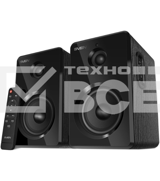 Акустическая система SVEN 2.0 SVEN SPS-725 черный (50 Вт, BT, пульт)
