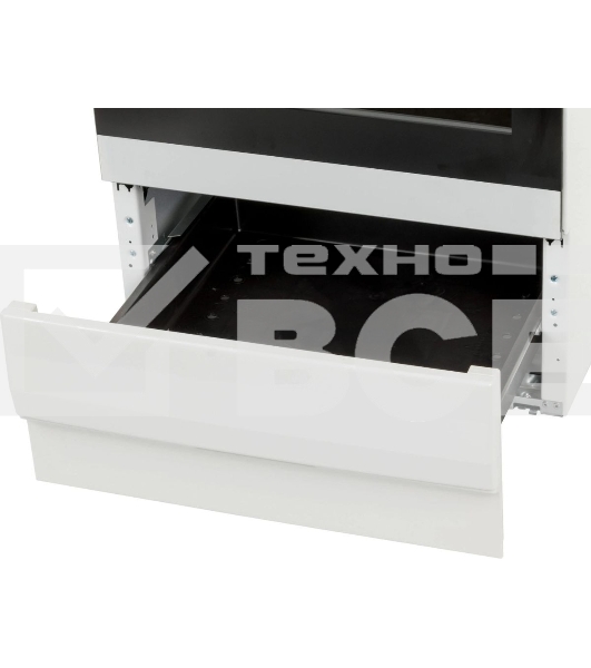 Плита электрическая Hansa FCEW54120 белый, конфорок 4 шт, духовка 62 л, 50 см x 85 см x 60 см