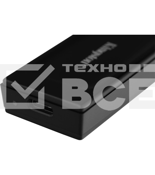 Внешний SSD Kingston XS1000, 1Tb, USB Type-C 3.1, R/W 1050 МБ/с/ 1000 МБ/с черный