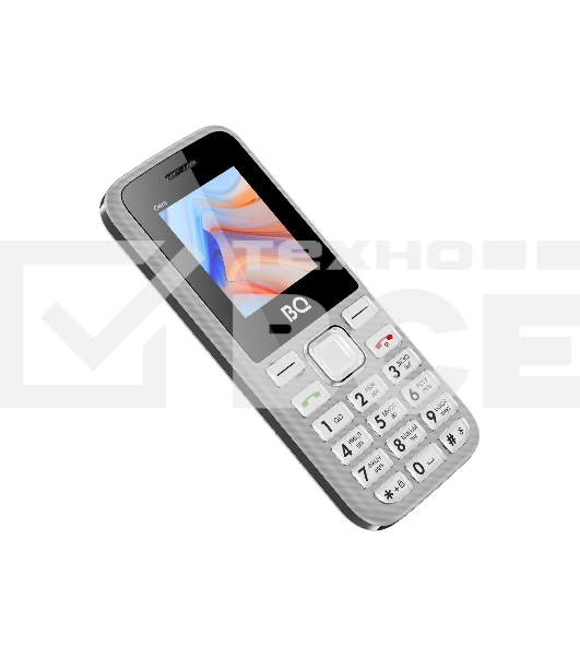 Мобильный телефон BQ 1860 Gem серый (без СЗУ в комплекте)