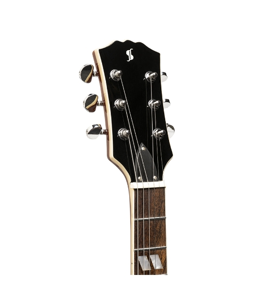 Электрогитара STAGG SEL-DLX TR BLK 6-ти струнная, цвет Translucent Black