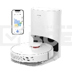 Робот-пылесос Dreame RLS3D Vacuum and Mop D10 Plus белый, 46 Вт, 5200 мАч Li-Ion, уборка сухая/влажная, пылесборник контейнер 0.4 л, фото6