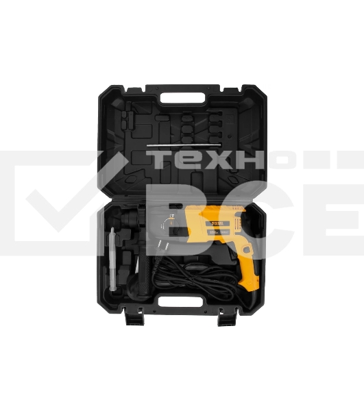 Перфоратор электрический RHH-600-22, SDS-plus, 600 Вт, 2,5 Дж, 2 реж. Denzel