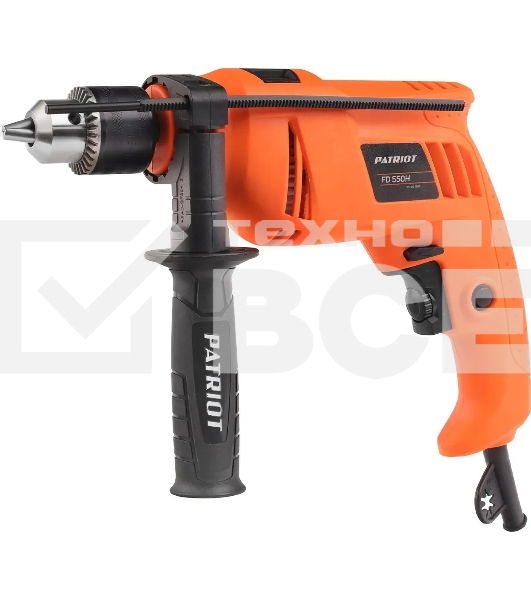 Дрель ударная Patriot FD 550H 600Вт ключевой реверс (120301550)