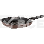 Сковорода-гриль Rondell Praline RDA-1567, 28см, съемная ручка, без крышки, коричневый, фото 1