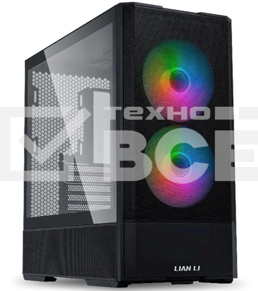 Компьютерный корпус Lian-Li Lancool 207 черный без БП ATX 4x120mm 2x140mm 2xUSB3.0 audio bott PSU