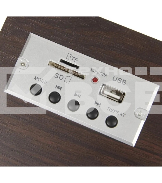 Радиоприемник настольный Hyundai H-SRS200 вишня USB SD/MMC