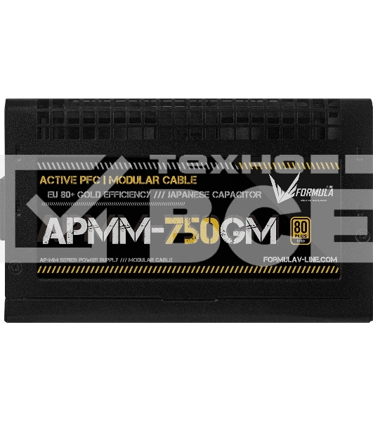 Блок питания Aerocool / Formula ATX 750W APMM-750GM Gen.5 80 PLUS  gold (20+4pin) APFC 120mm fan 8xSATA Cab Manag RTL